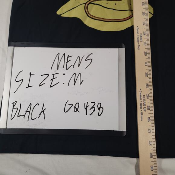 Fruit of the Loom Short Sleeve Crew Neck Casual T-Shirt Adult Mens Size M Black - Picture 7 of 9